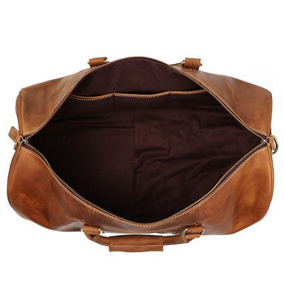 Buffalo Leather Duffel Bag