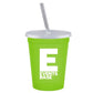 16 oz. Stadium Cup with Lid & Straw