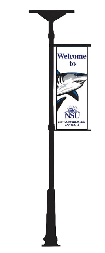 STREET POLE SINGLE SIDED REPLACEMENT BANNER 24" X 72"