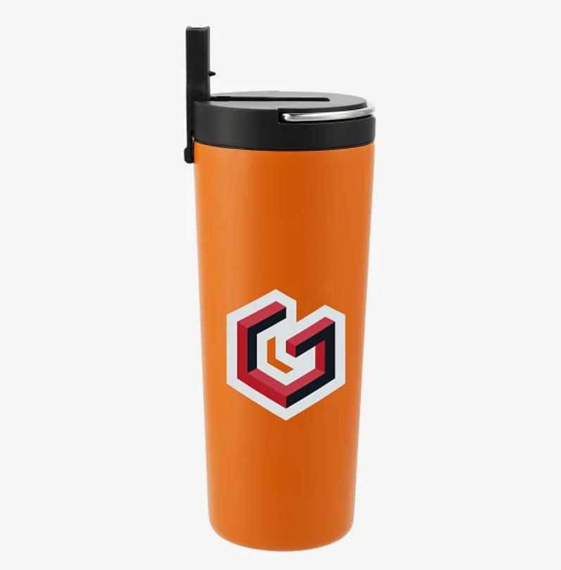 Thor Copper Insulated Tumbler 24oz Straw Lid