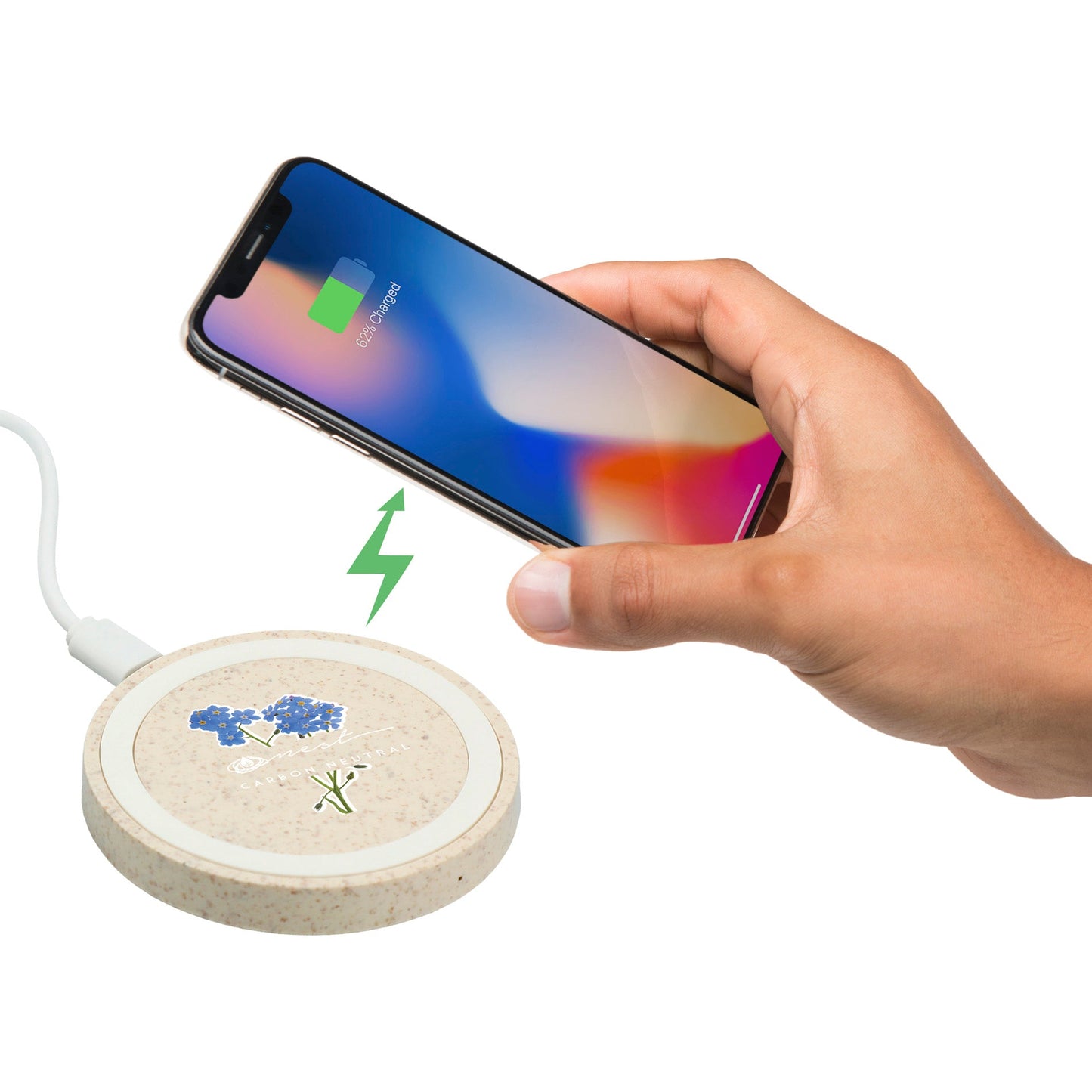 Wheat Straw Quake Wireless Charging Pad