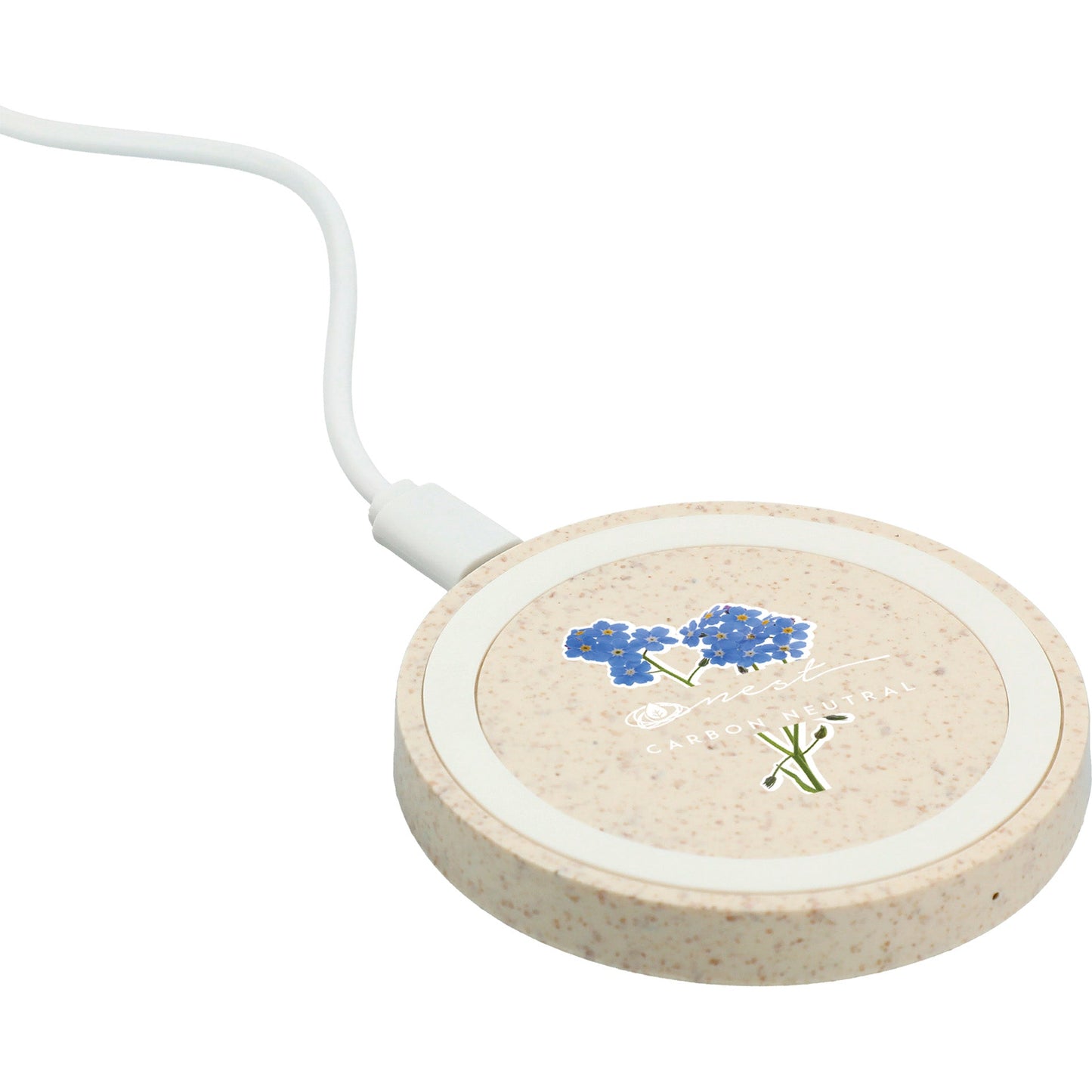 Wheat Straw Quake Wireless Charging Pad