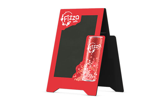 Chalkboard Flat A-frame Sidewalk Sign